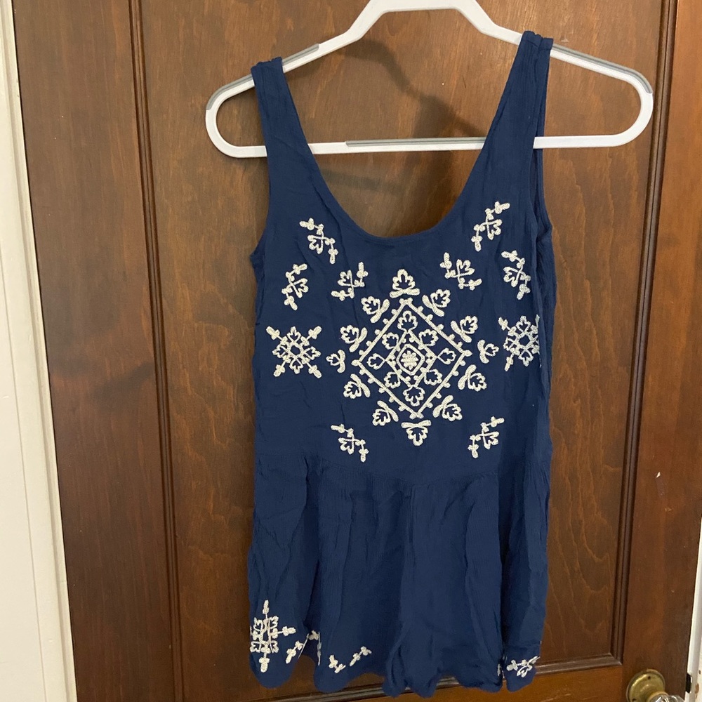 Navy romper